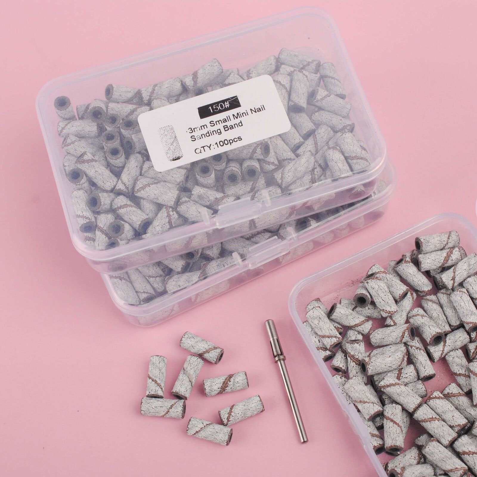 Hang - Mini Sanding Band & Mandrel 100pcs (Fine, Medium, Coarse)