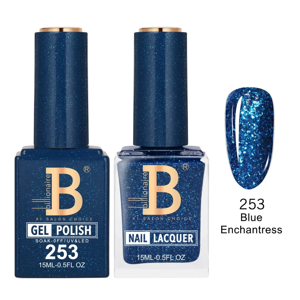 Billionaire Imperial Duo Matching Color Set – #201 - 256 Gel + Lacquer (0.5oz / 15ml)
