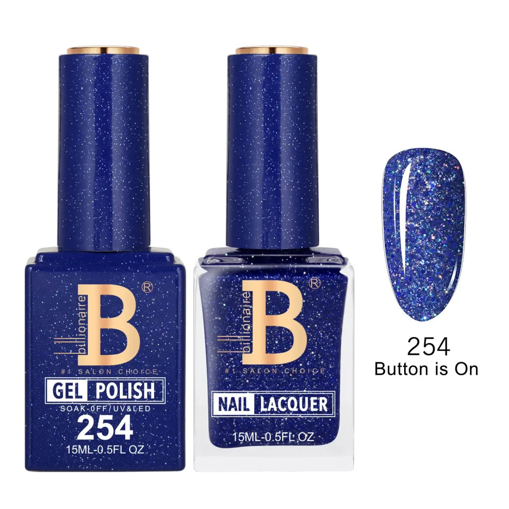 Billionaire Imperial Duo Matching Color Set – #201 - 256 Gel + Lacquer (0.5oz / 15ml)