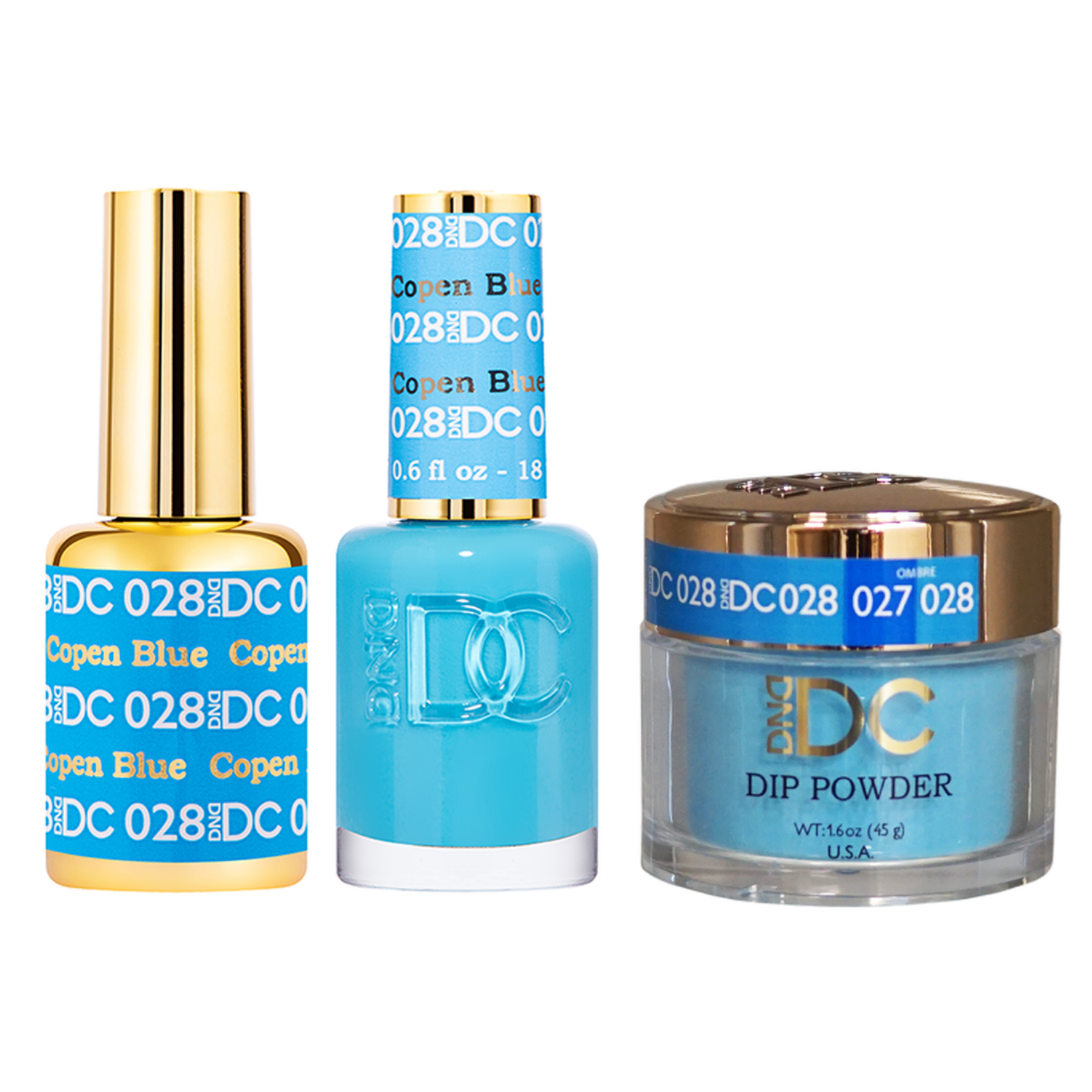 DND - DC Gel & Lacquer & Dip Trio (#01 - #70)