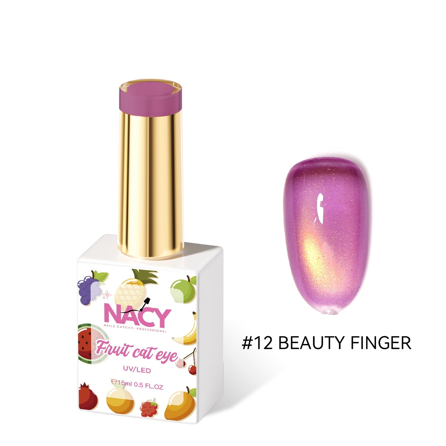 Nacy Fruit Cat Eye Gel 0.5oz Hema Free- 012