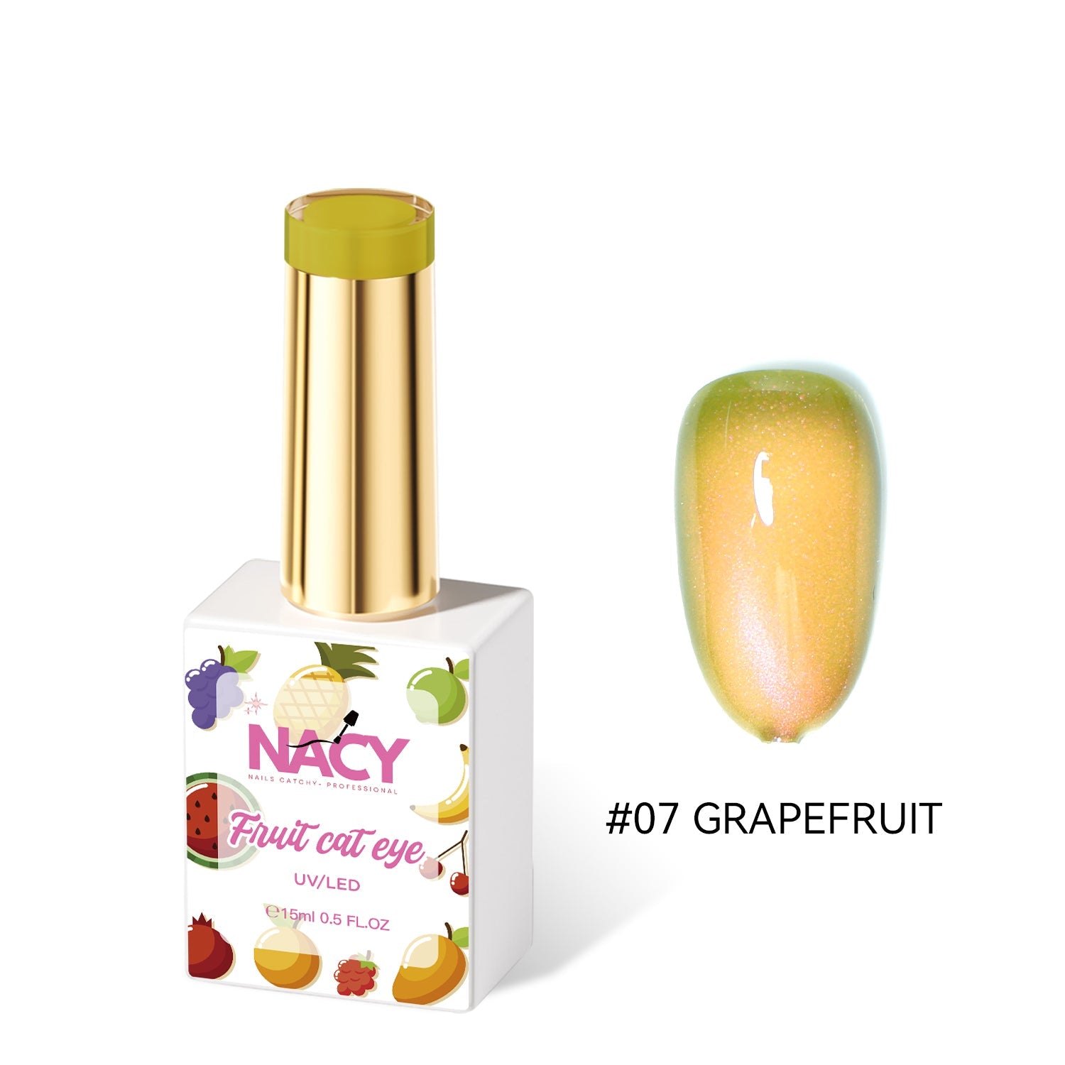 Nacy Fruit Cat Eye Gel 0.5oz Hema Free - 07