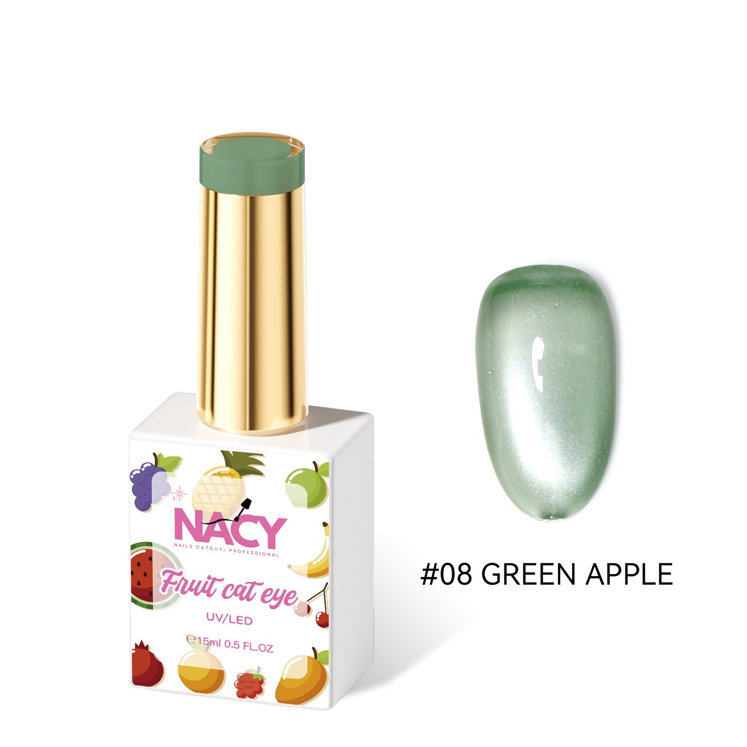 Nacy Fruit Cat Eye Gel 0.5oz Hema Free - 08