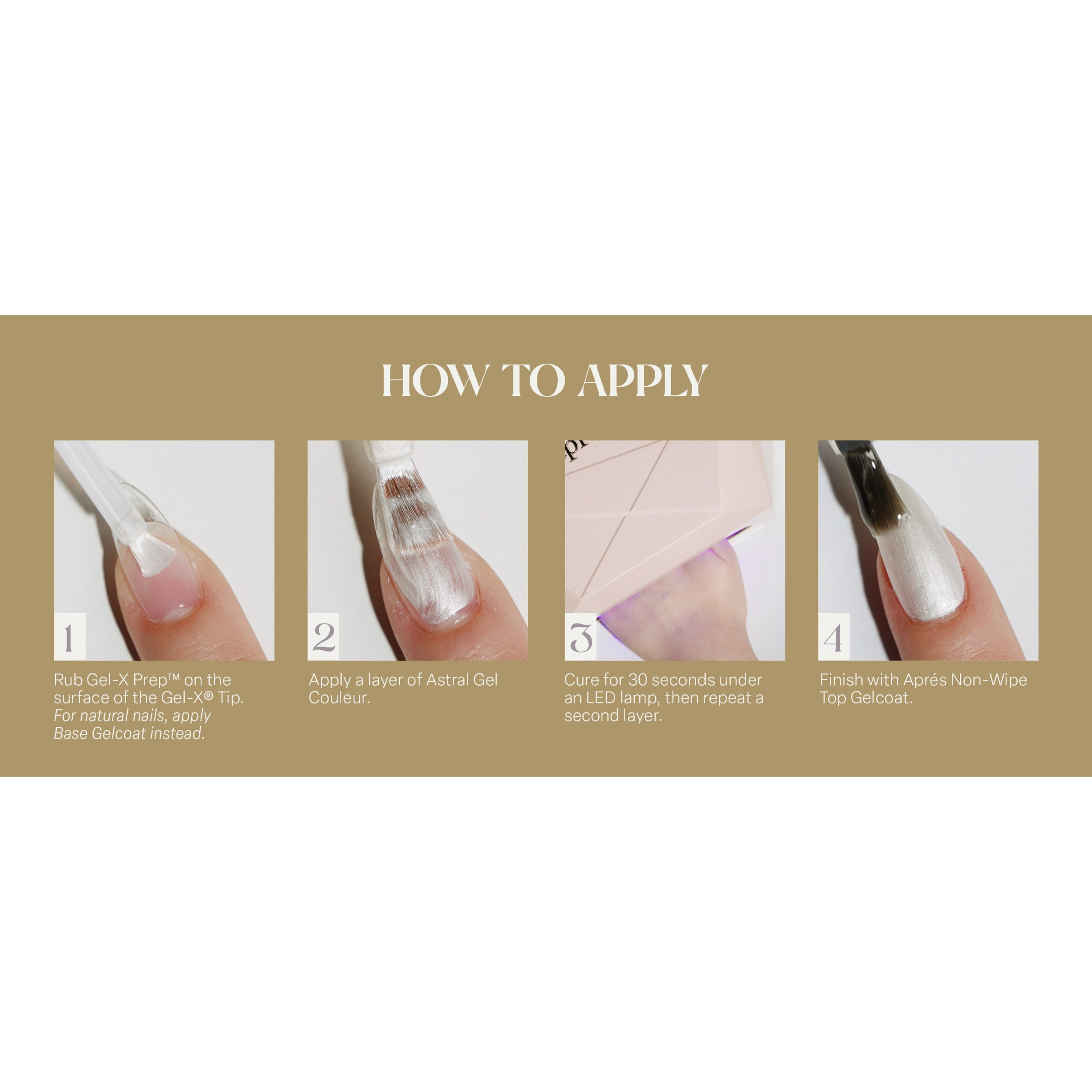 Apres - Astral Gel Couleur Set 10pcs - Pearlescent (#P01 - #P10)