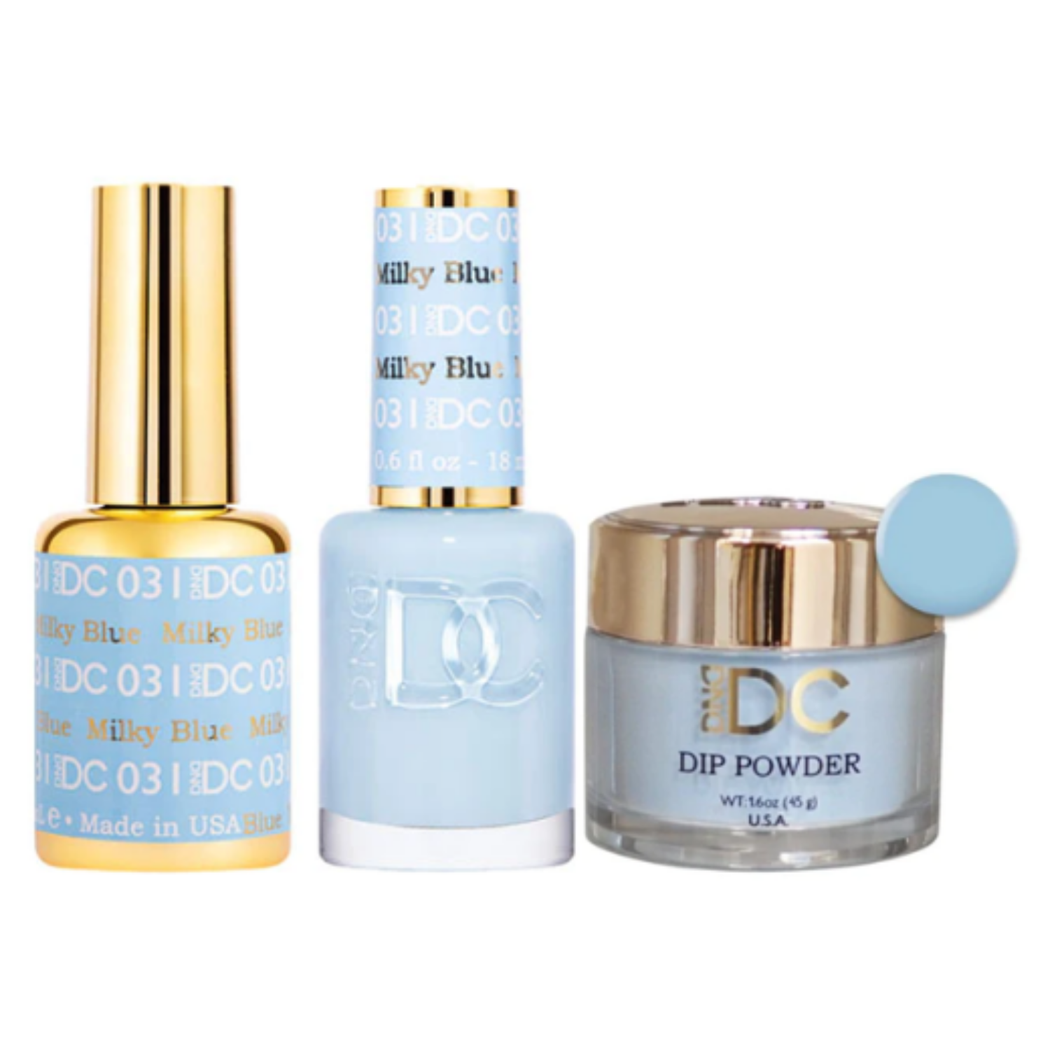 DND - DC Gel & Lacquer & Dip Trio (#01 - #70)