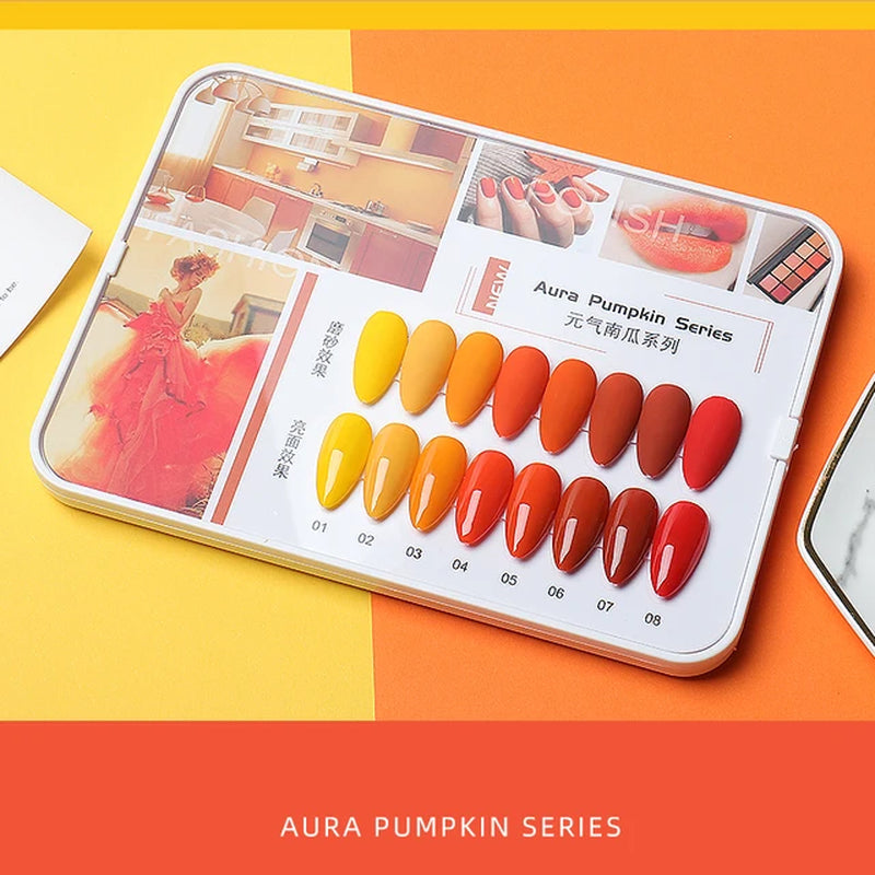 Nail Gel Polish UV Set 8 Colors for Professional Nail Salon