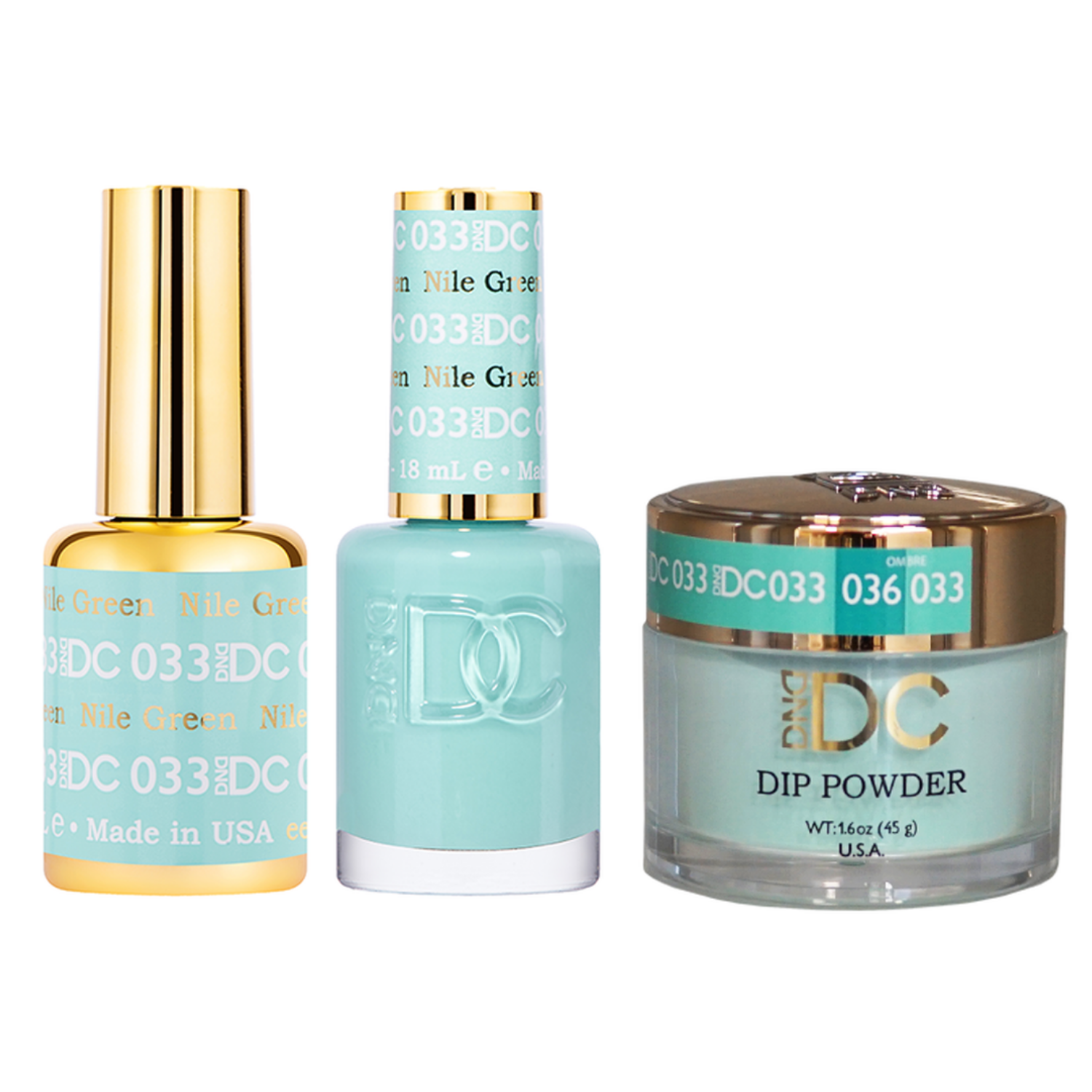 DND - DC Gel & Lacquer & Dip Trio (#01 - #70)