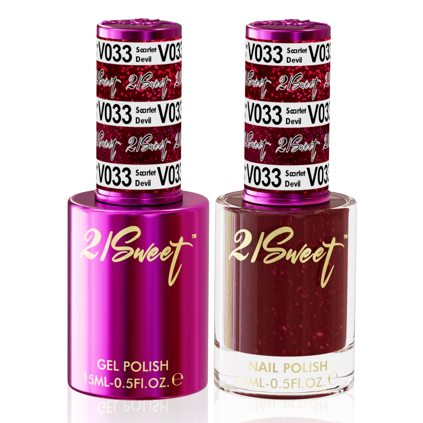 21Sweet - Gel & Lacquer Duo (#01 - #100) - NEW 2024