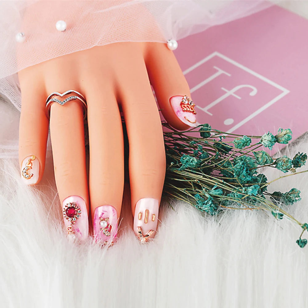 Silicone Nail Practice and Training Hand Made by Flexible and Soft Plastic