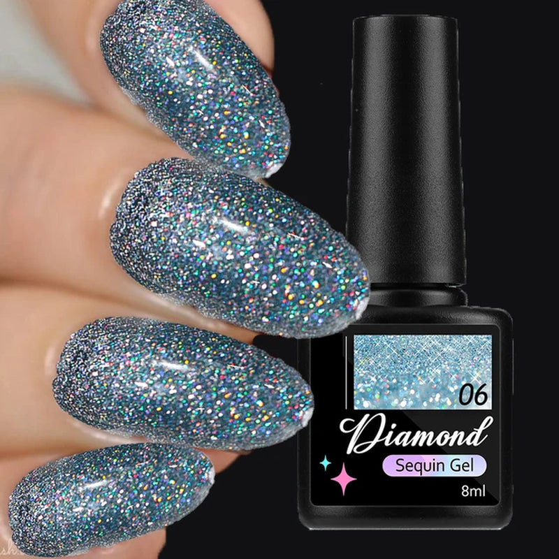 Base Top Coat Gel Nail Polish 0.28 Fl.Oz Transparent/Matt Soak off UV Gel No Wipe Top Coat Long Lasting Gel Lacquer Nail Art