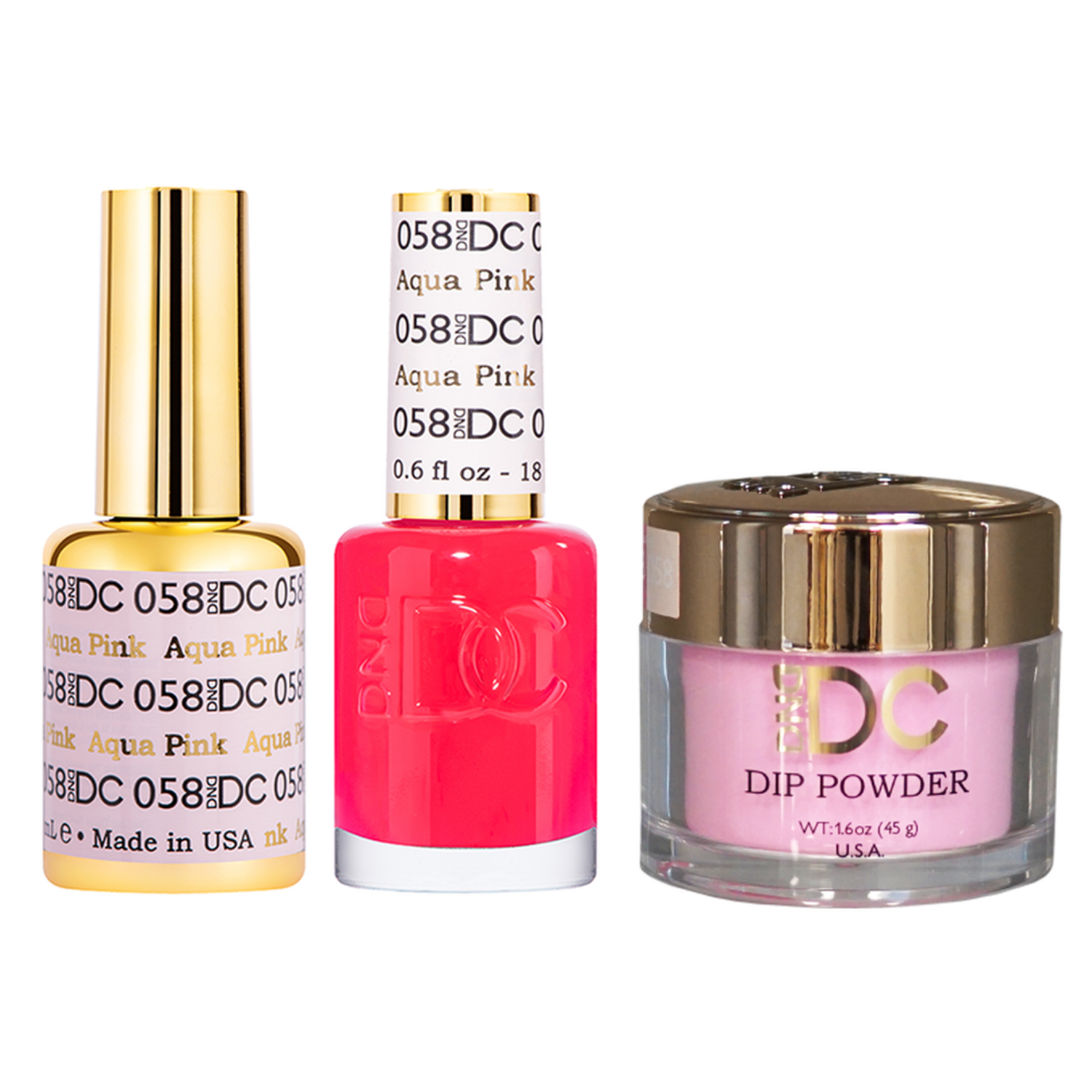 DND - DC Gel & Lacquer & Dip Trio (#01 - #70)