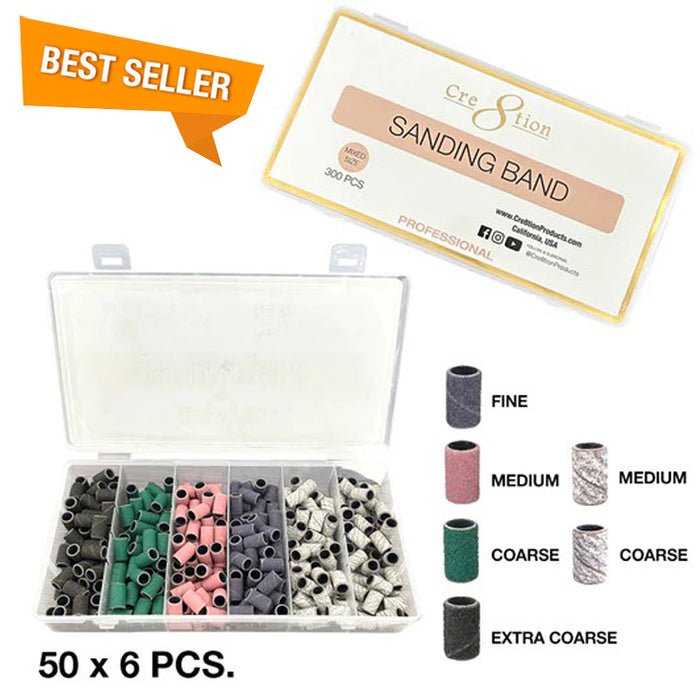 Cre8tion - Sanding Band Mixed Box 300pcs (New Version)