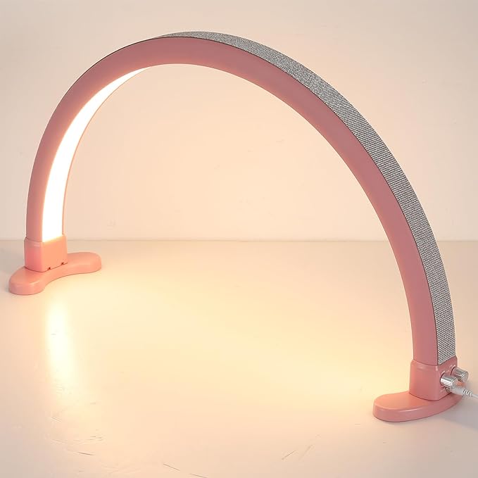 Sumika - Half Moon Light for Nail Table (White, Diamond)