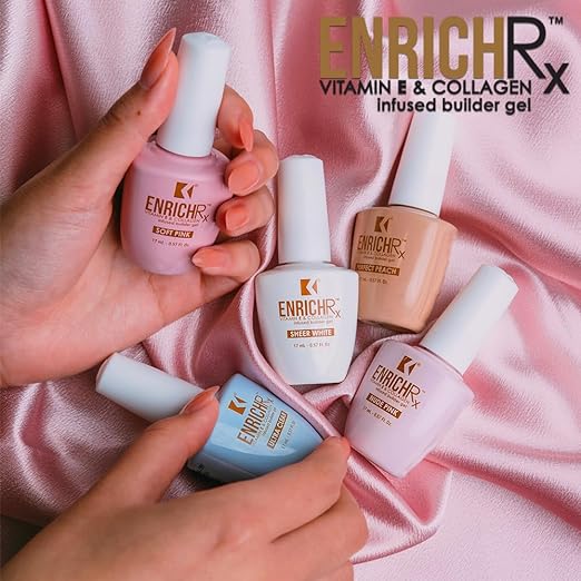 Kupa - GelFinity Builder Gel 17ml (Clear, Pink, White, Peach)