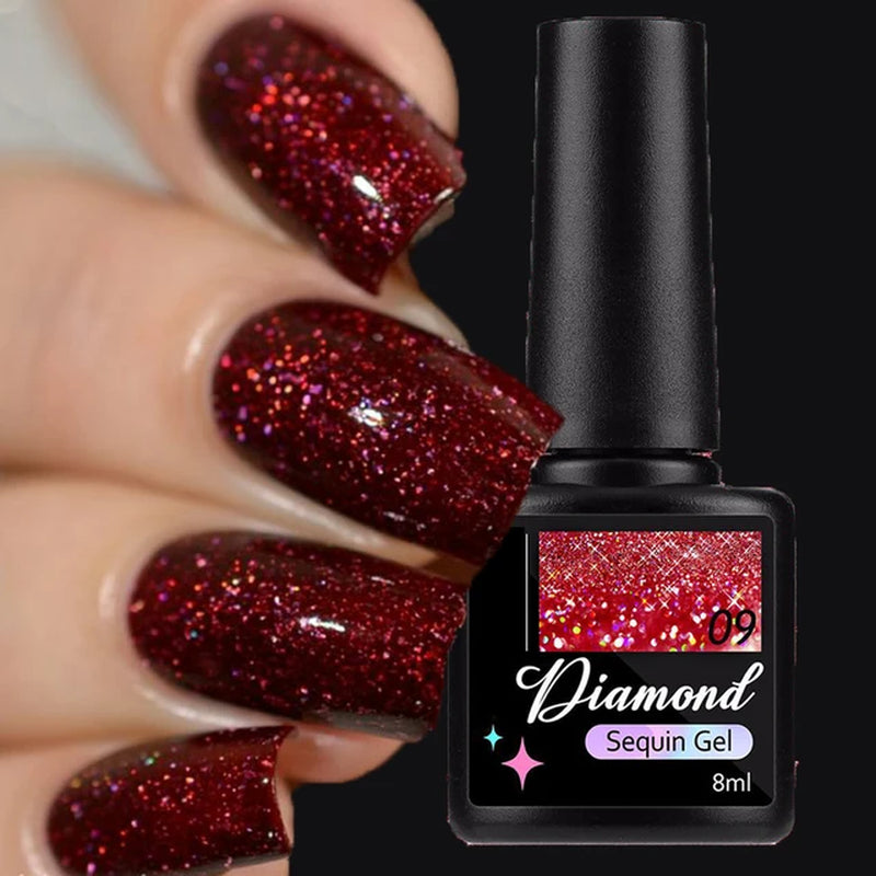 Base Top Coat Gel Nail Polish 0.28 Fl.Oz Transparent/Matt Soak off UV Gel No Wipe Top Coat Long Lasting Gel Lacquer Nail Art