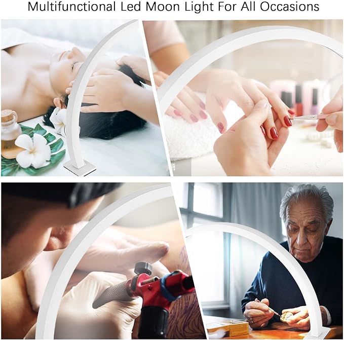 Cre8tion - Half Moon Light for Nail Table (White)