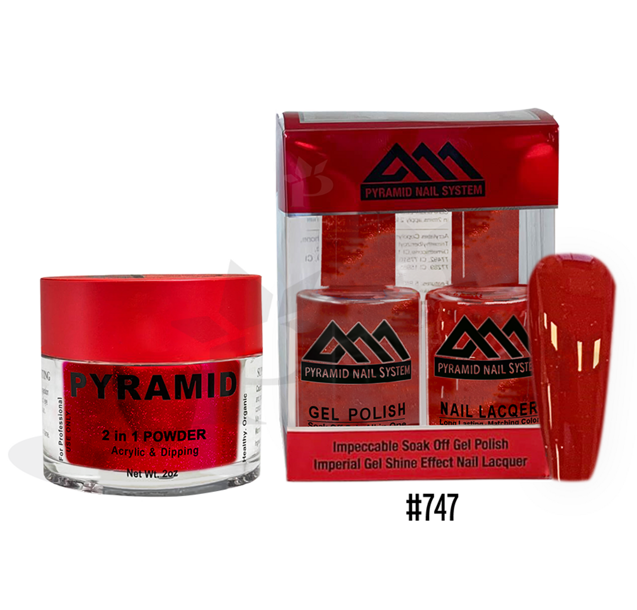 Pyramid - Gel & Lacquer & Dip Trio (#701 - #772) - NEW 2024