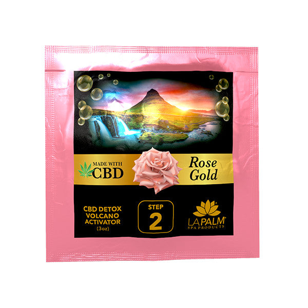 Volcano - Pedicure Deluxe 5in1 (Case 36 Boxes) - Rose Gold