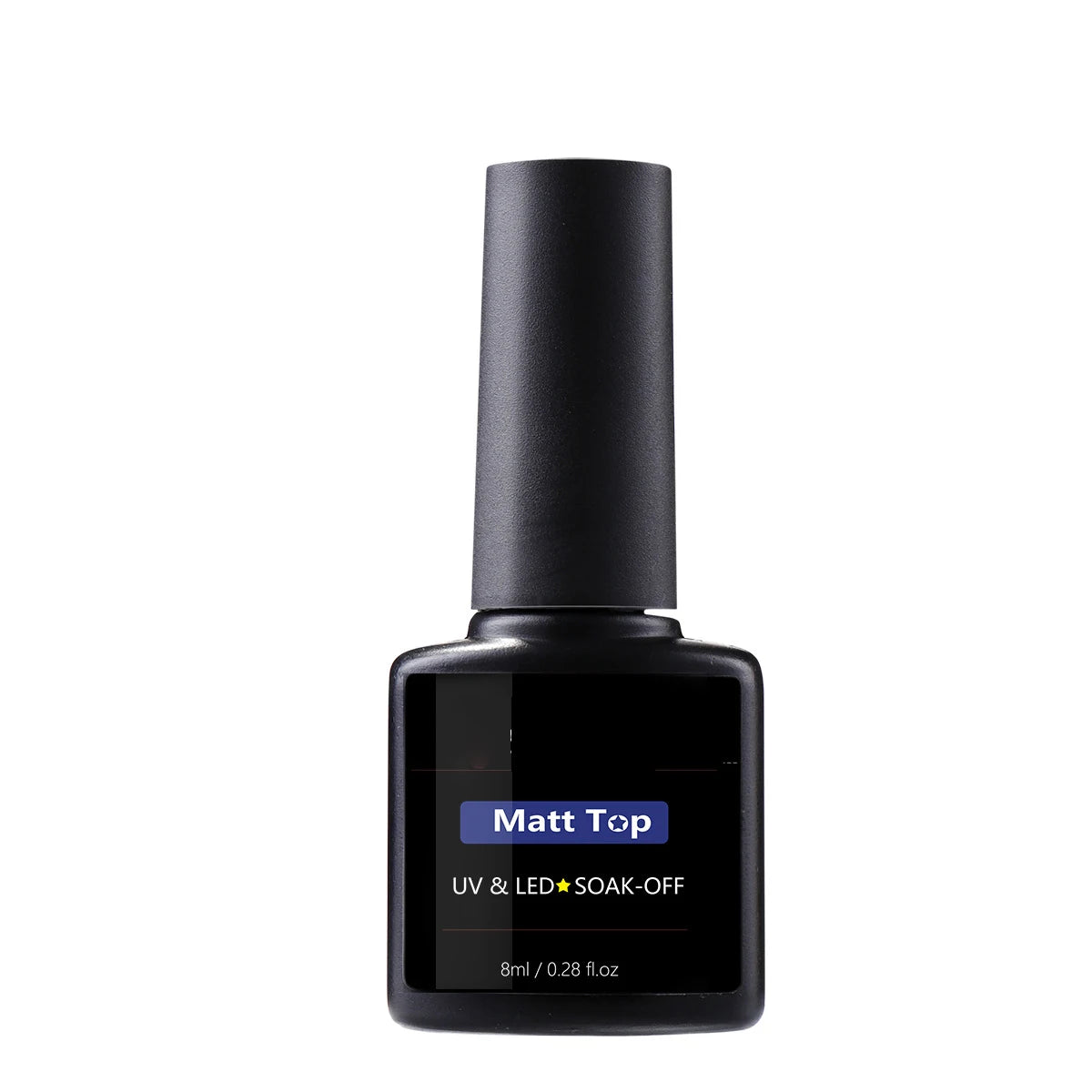 Base Top Coat Gel Nail Polish 0.28 Fl.Oz Transparent/Matt Soak off UV Gel No Wipe Top Coat Long Lasting Gel Lacquer Nail Art