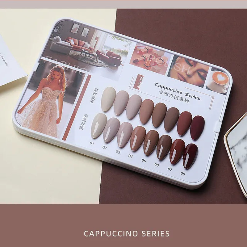 Nail Gel Polish UV Set 8 Colors for Professional Nail Salon