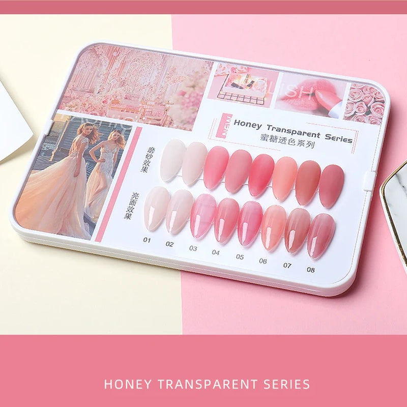 Nail Gel Polish UV Set 8 Colors for Professional Nail Salon