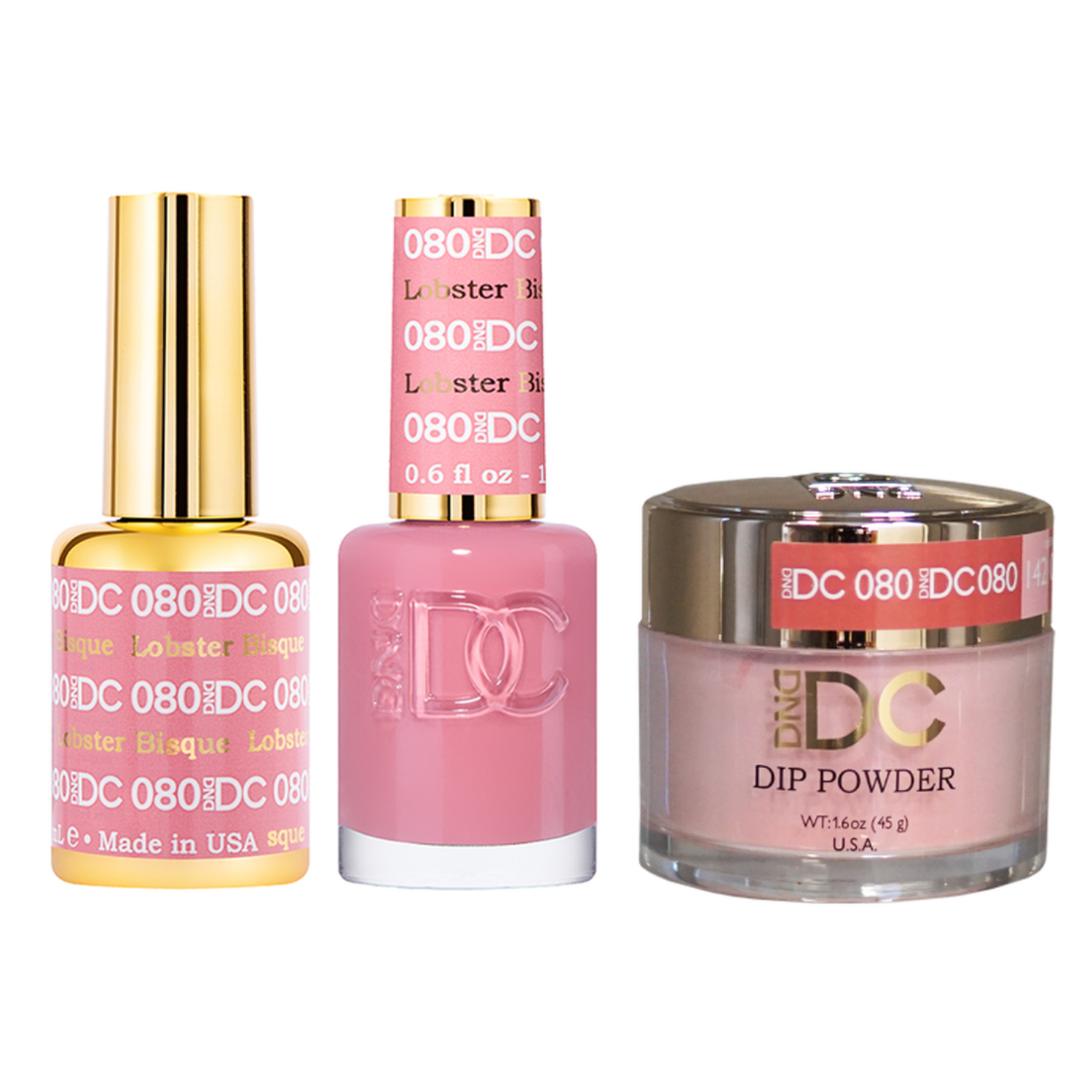 DND - DC Gel & Lacquer & Dip Trio (#71 - #144)