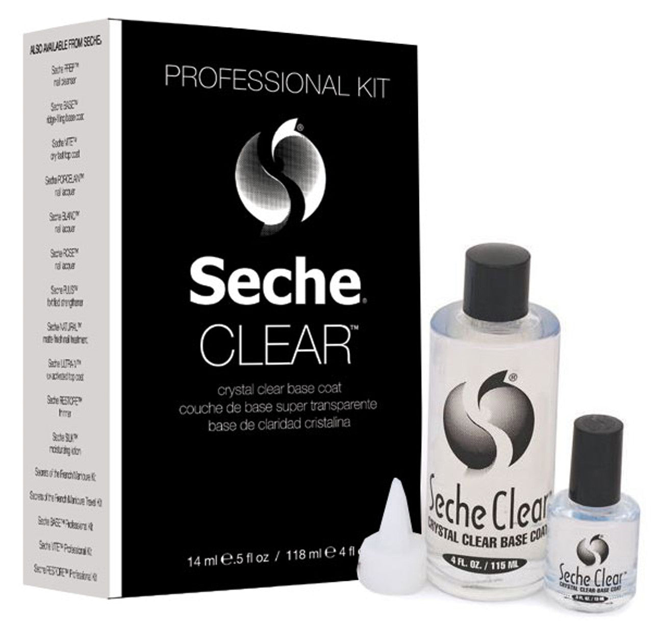 Seche - Clear Base Coat Kit Set (4oz)