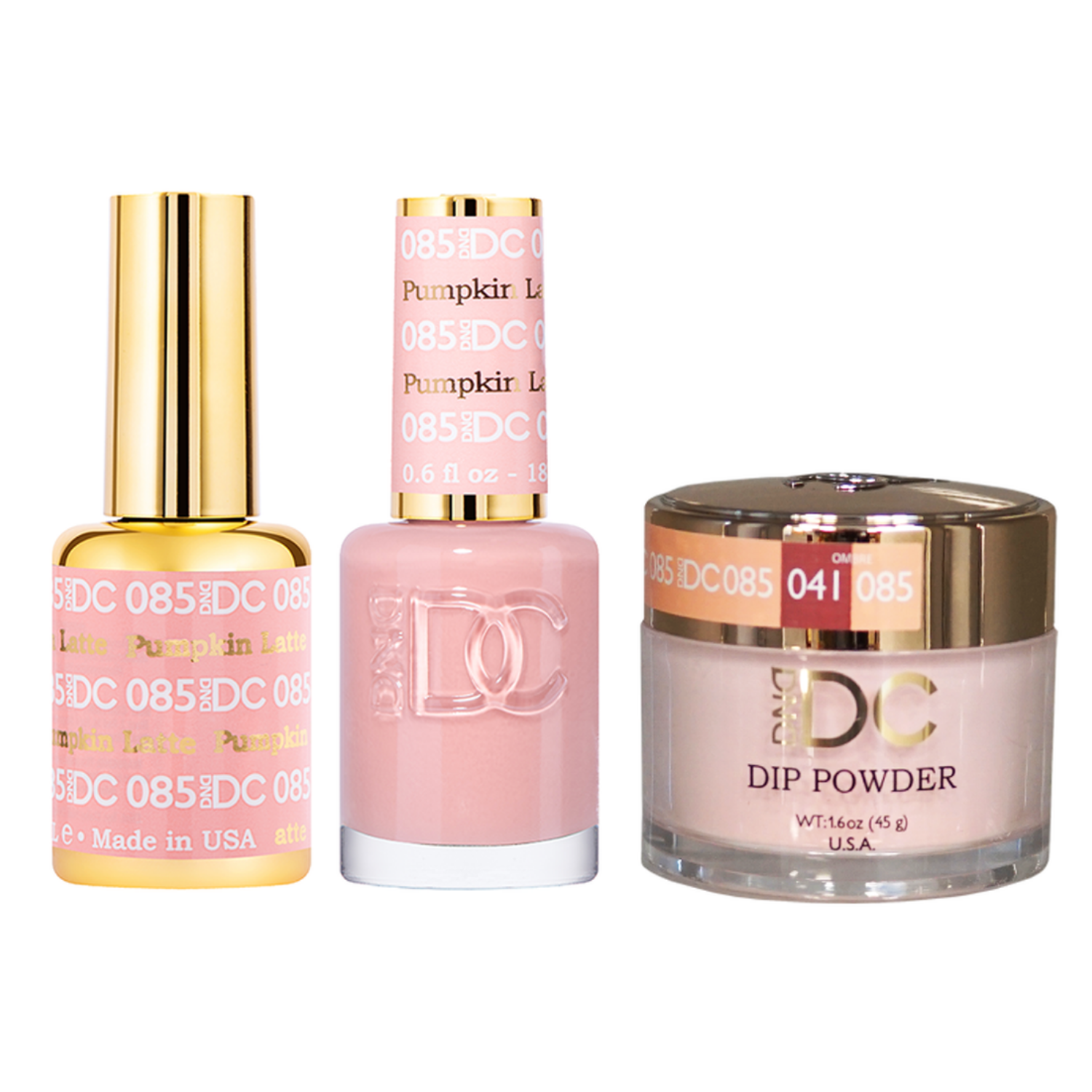 DND - DC Gel & Lacquer & Dip Trio (#71 - #144)