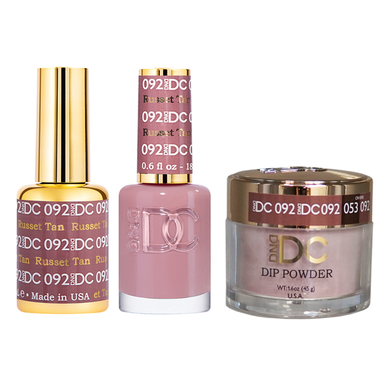 DND - DC Gel & Lacquer & Dip Trio (#71 - #144)