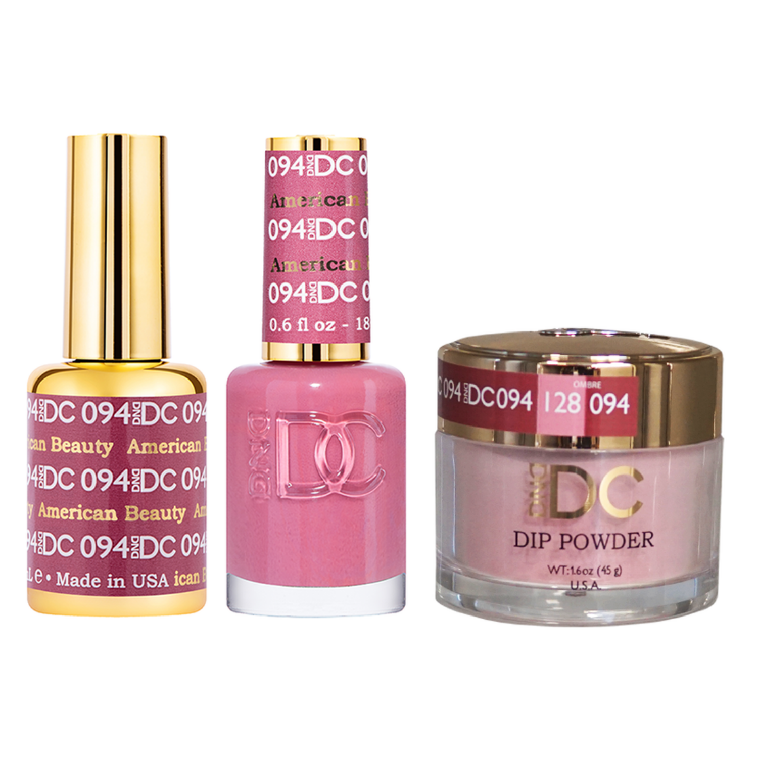 DND - DC Gel & Lacquer & Dip Trio (#71 - #144)