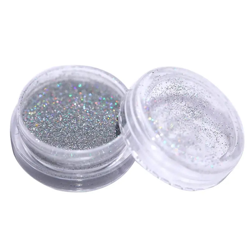 Iridescent Nail Glitter Powder small jar 1gram many colors