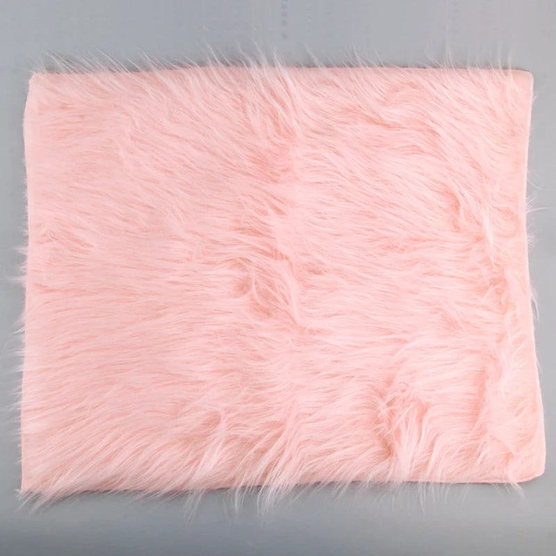 Nail Art Photo Background 15x20 Inch Soft Fur Cushion Foldable Pad Pad in White Grey Pink Black Color