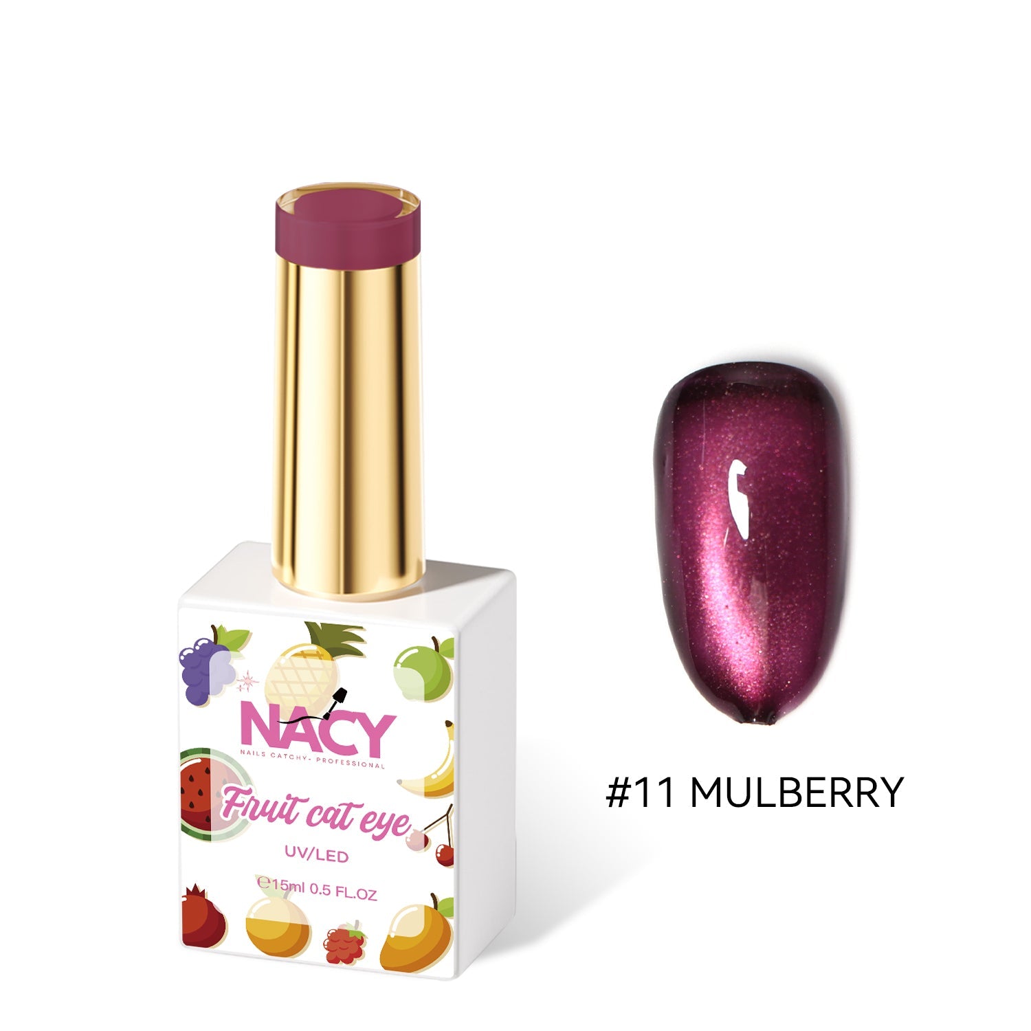Nacy Fruit Cat Eye Gel 0.5oz Hema Free - 011