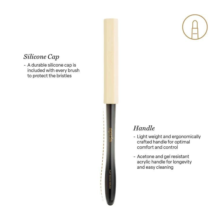 Apres - Flat Round Brush 8Mm