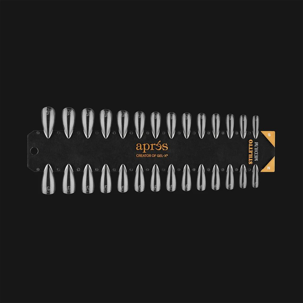 Apres - Gel-X Tip Swatch: Natural/Sculpted Stiletto Medium