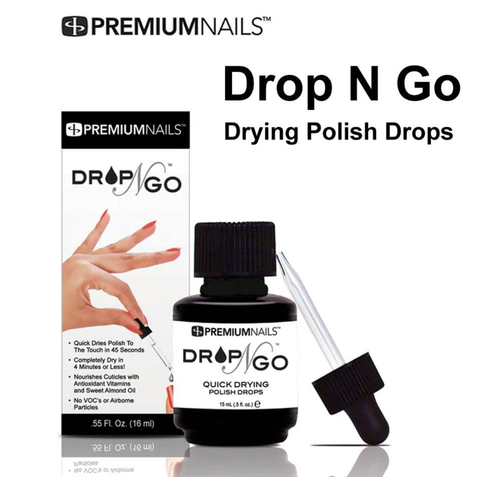 Premium Nails - Drop N Go - Drying Polish Drops (15ml)