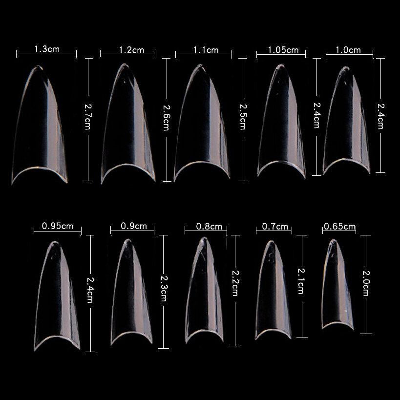 Cre8tion - 14 Special Shapes Nail Tips (500/ 600pcs)