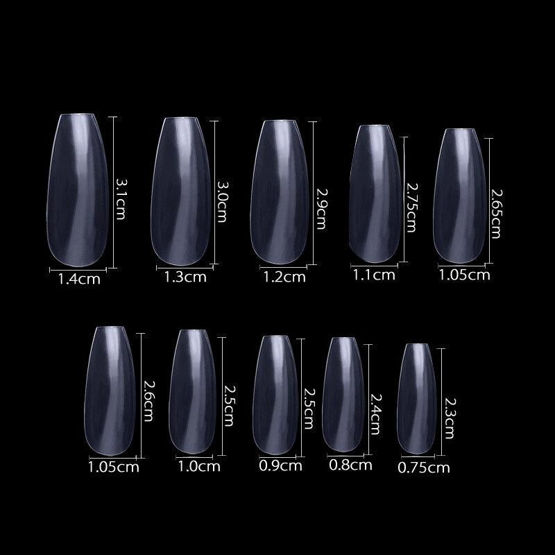 Cre8tion - 14 Special Shapes Nail Tips (500/ 600pcs)