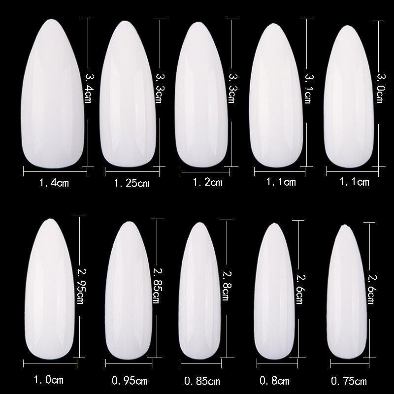 Cre8tion - 14 Special Shapes Nail Tips (500/ 600pcs)