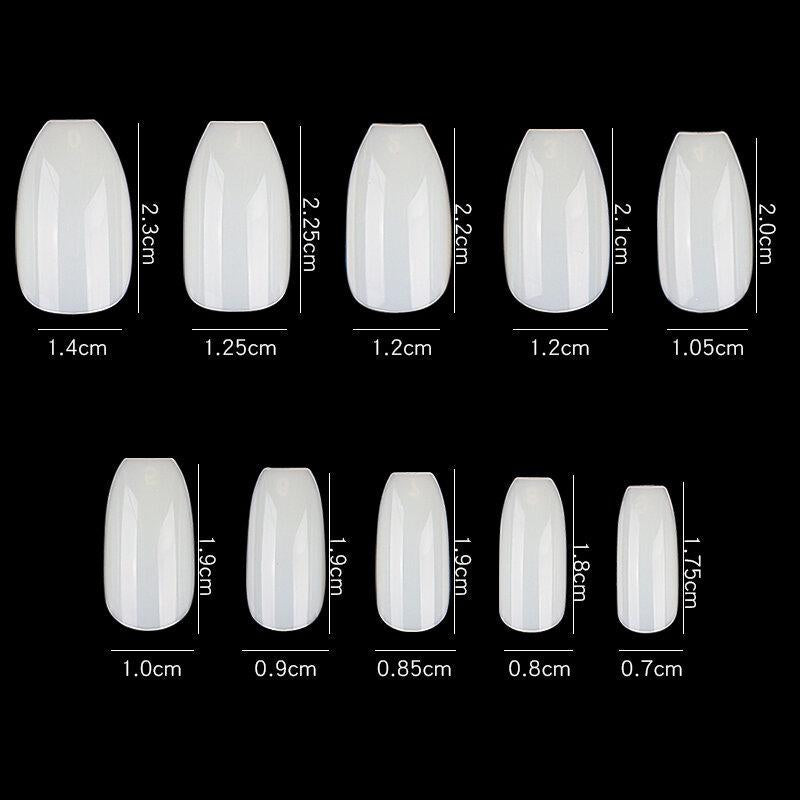 Cre8tion - 14 Special Shapes Nail Tips (500/ 600pcs)