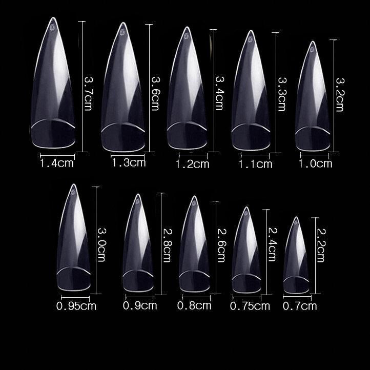 Cre8tion - 14 Special Shapes Nail Tips (500/ 600pcs)