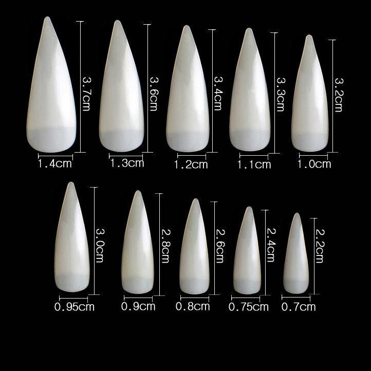 Cre8tion - 14 Special Shapes Nail Tips (500/ 600pcs)