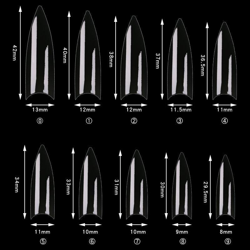 Cre8tion - 14 Special Shapes Nail Tips (500/ 600pcs)