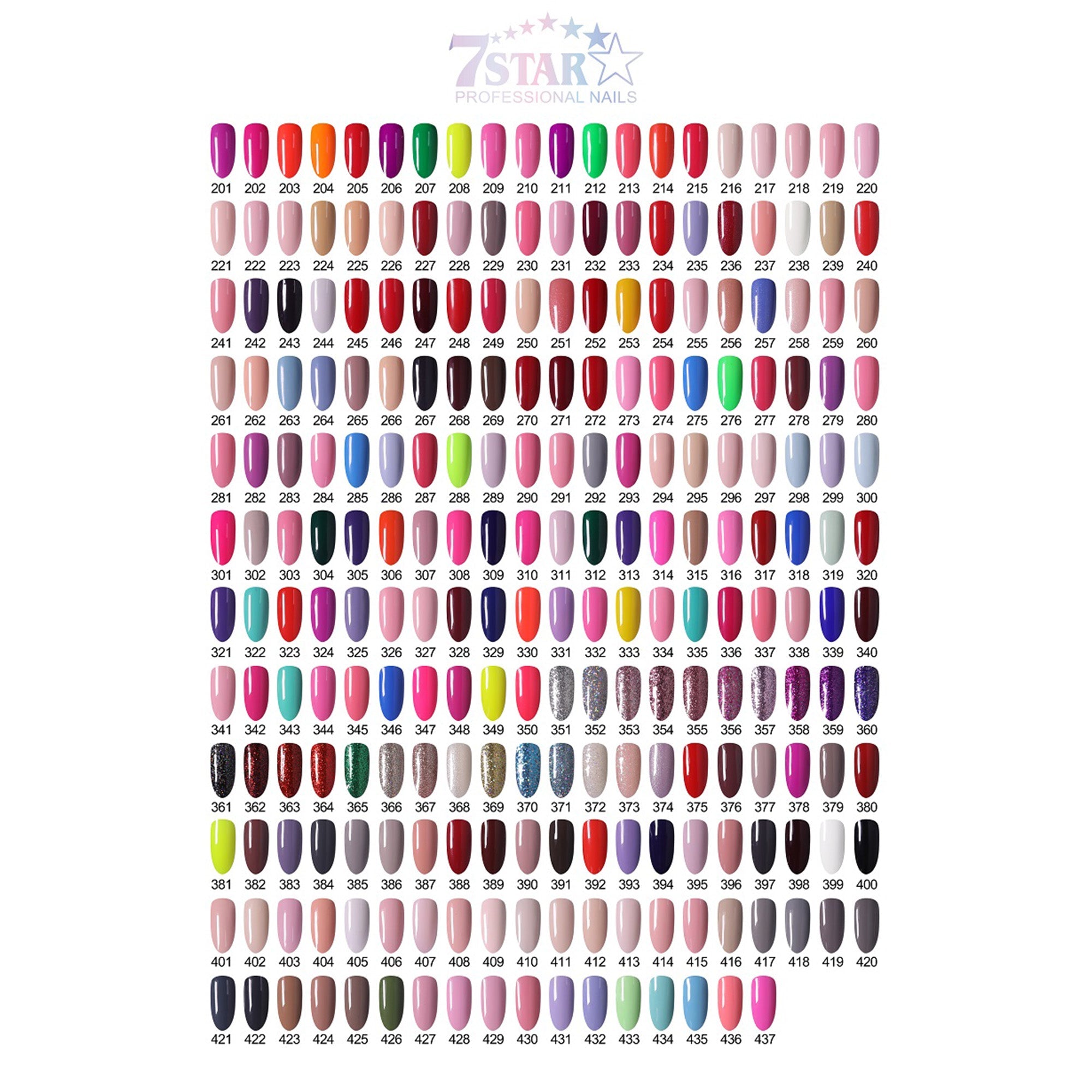 7 Star - Gel & Lacquer Duo (#401 - #437)