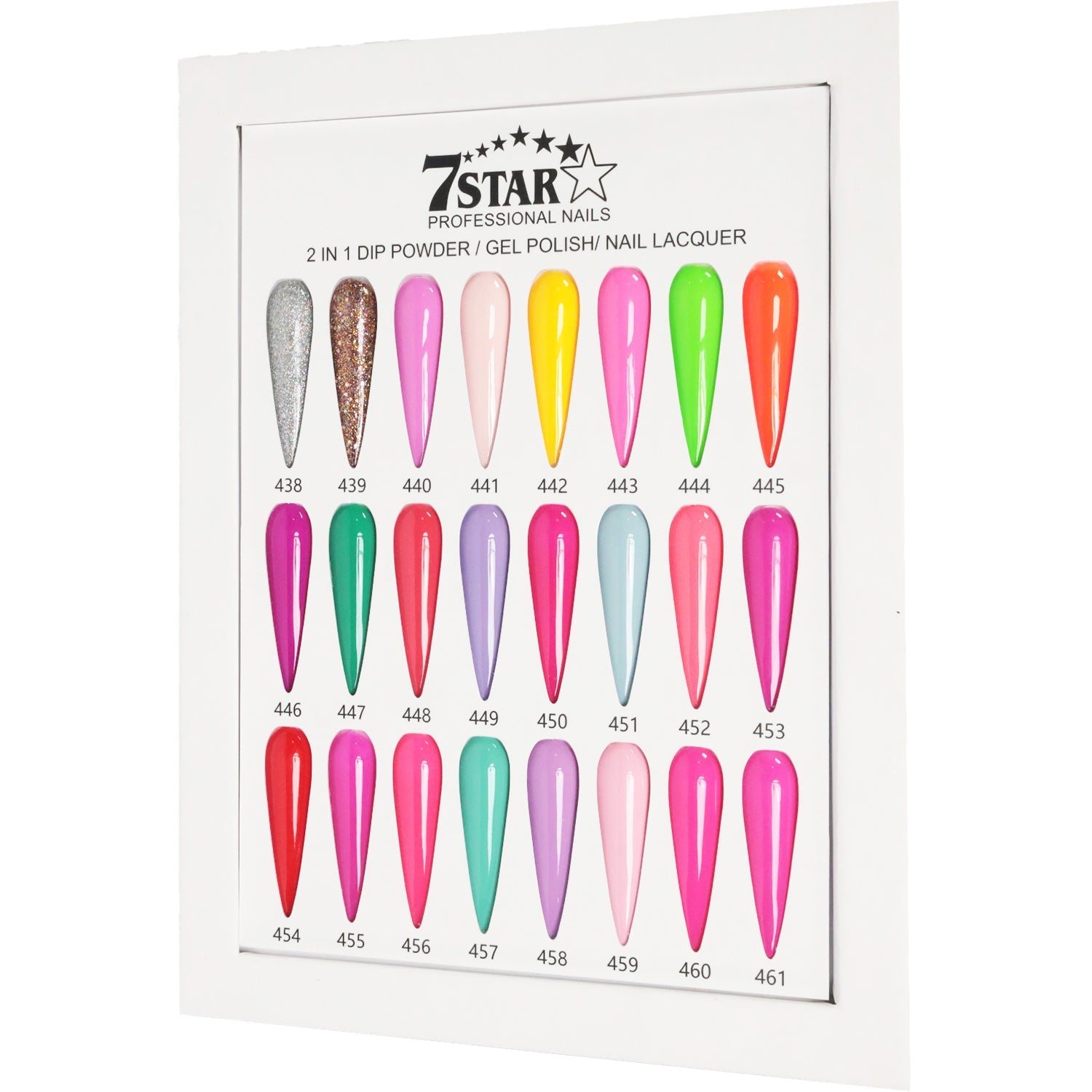7 Star - Gel & Lacquer & Dip Trio (#438 - #461) - NEW