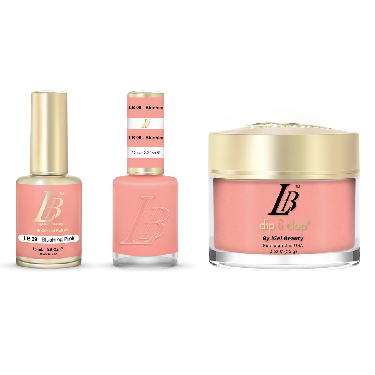 IGel - LB Gel & Lacquer & Dip Trio (#01 - #90) - NEW 2024