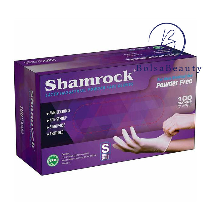 Shamrock - Latex Gloves Case 10 Boxes - Size XS