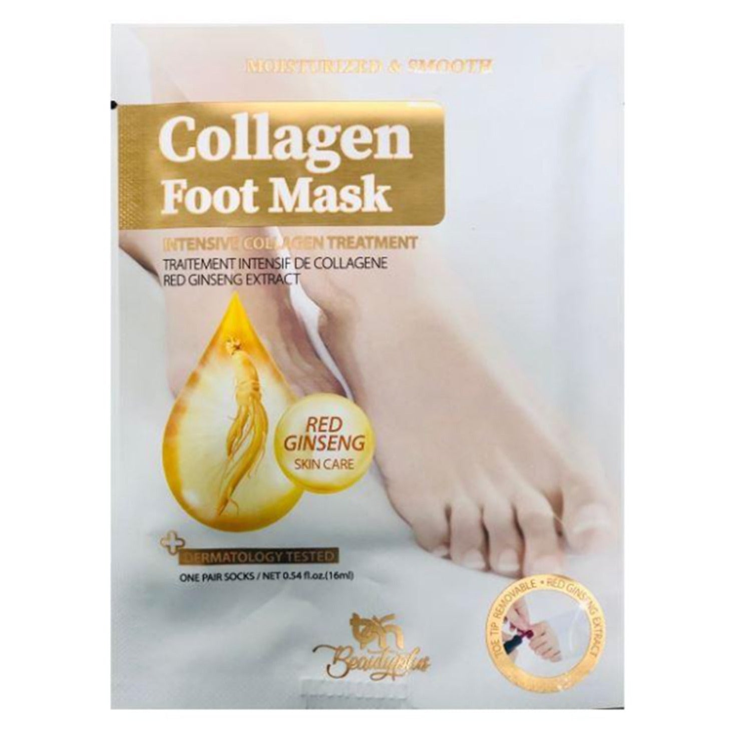 TNM - Beauty Plus Foot Mask Collagen (Case 50 or set 5)