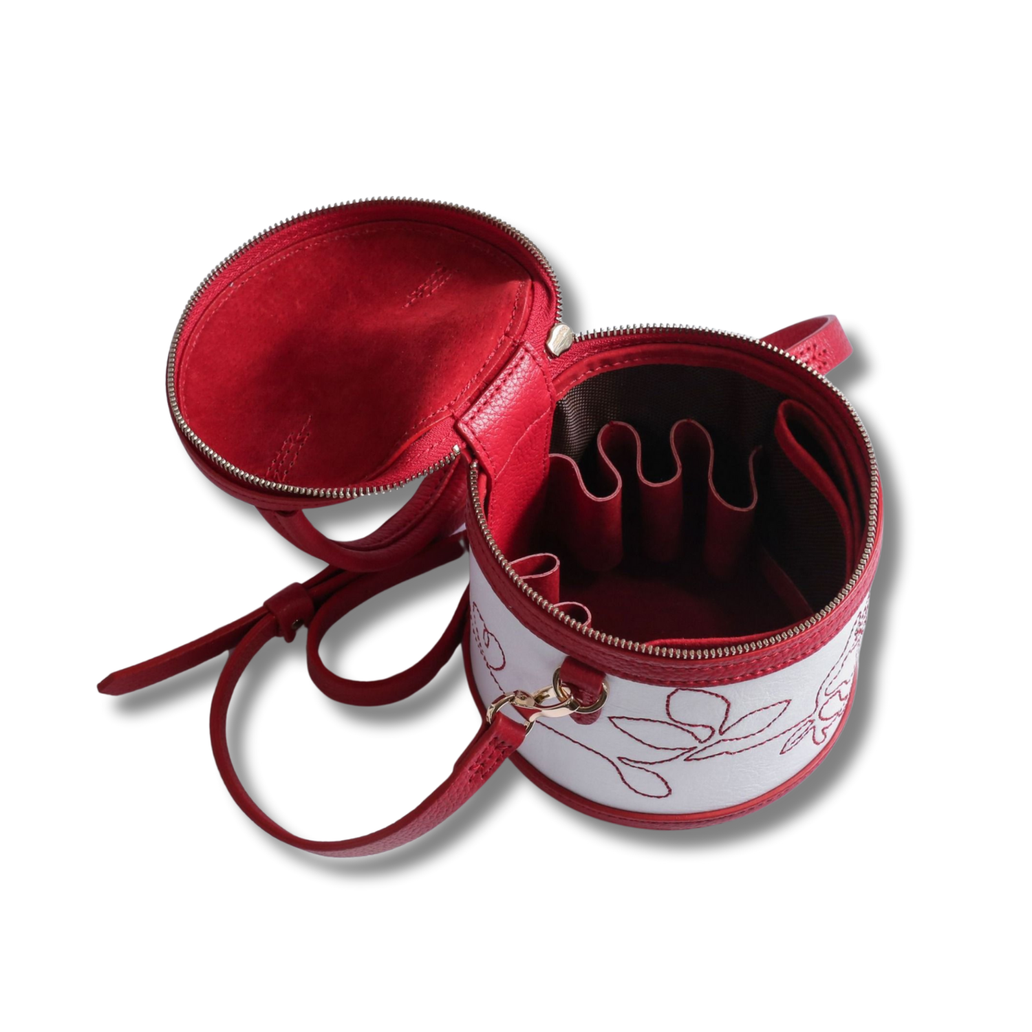 Box Makeup Organizer Elegant Shoulder Hand Bag Handcrafted Adjustable Strap