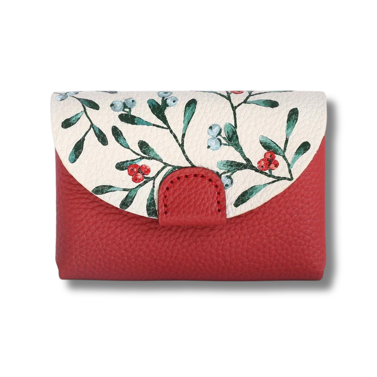 Button Business Card Holder Colorful Custom